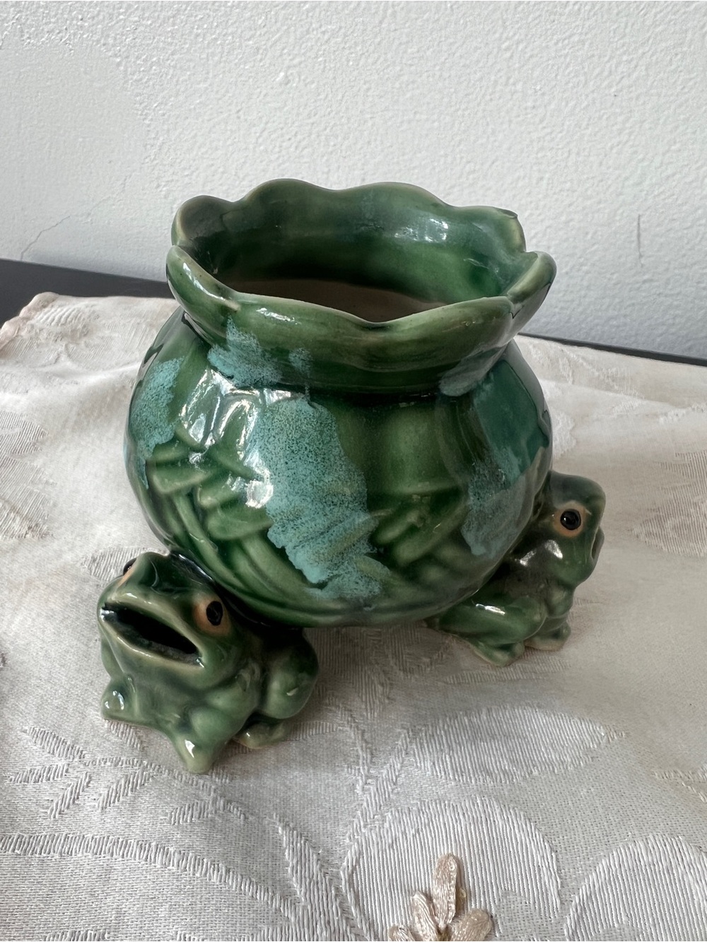 Vintage Fitz and Floyd Ceramic Planter